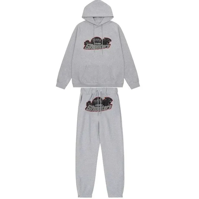 Trapstar Hoodie and Joggers Set Smoker Graphic