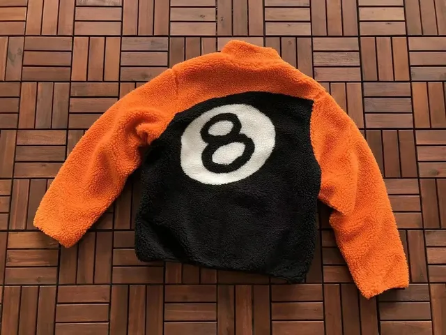 Stüssy 8 Ball Sherpa Hoodie 8 Ball Print