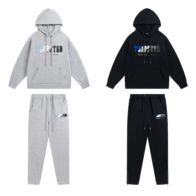 Corteiz Hoodie and Joggers Set TRAPSTAR Logo
