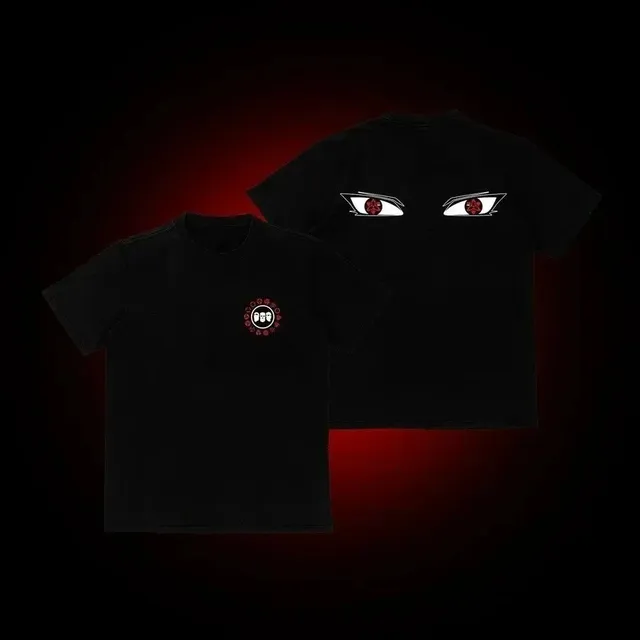 Graphic T-Shirt Sharingan Eyes Print