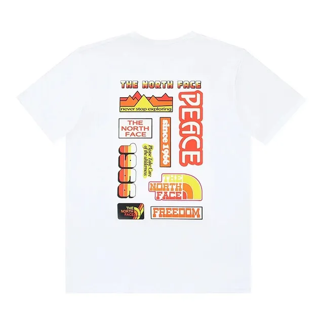 The North Face Graphic T-Shirt Peace Sticker Print