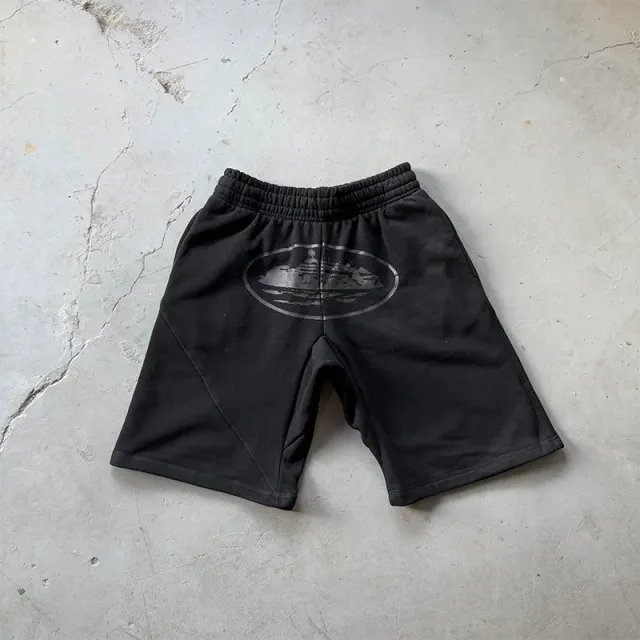 Rhude Logo Shorts Black with Reflective Logo