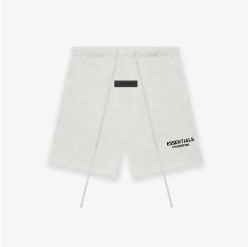 Fear of God Essentials Logo Shorts Heather Grey