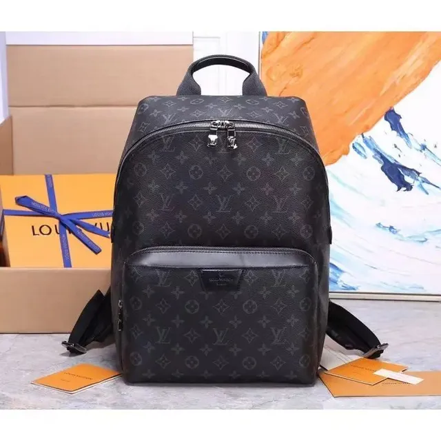 Louis Vuitton Monogram Canvas Backpack Black