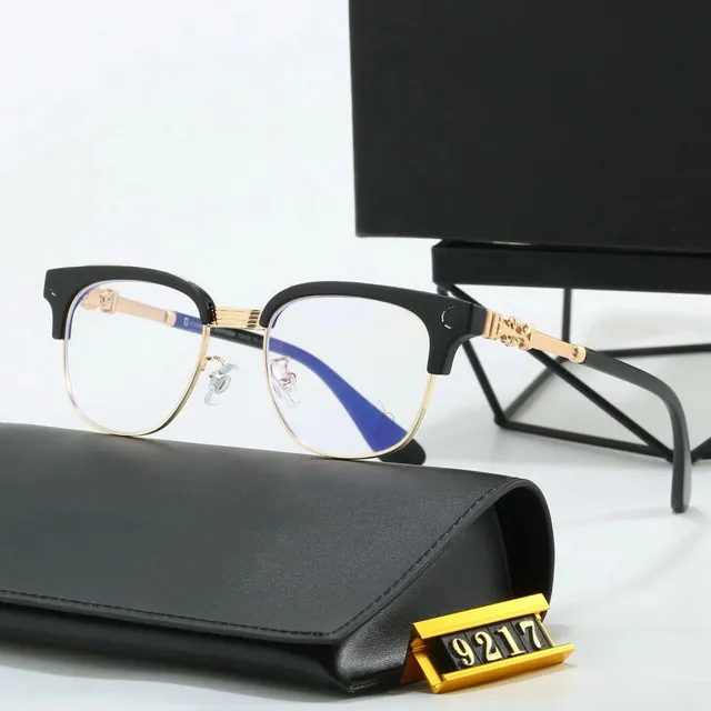 Chrome Hearts Optical Frame Gold Accents