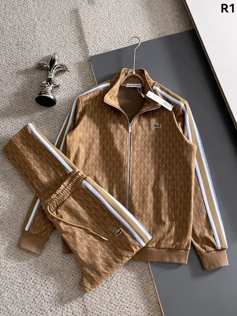 Lacoste Track Suit Diamond Pattern