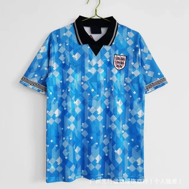 Umbro × England National Team England 1990 Home Shirt Diamond Pattern