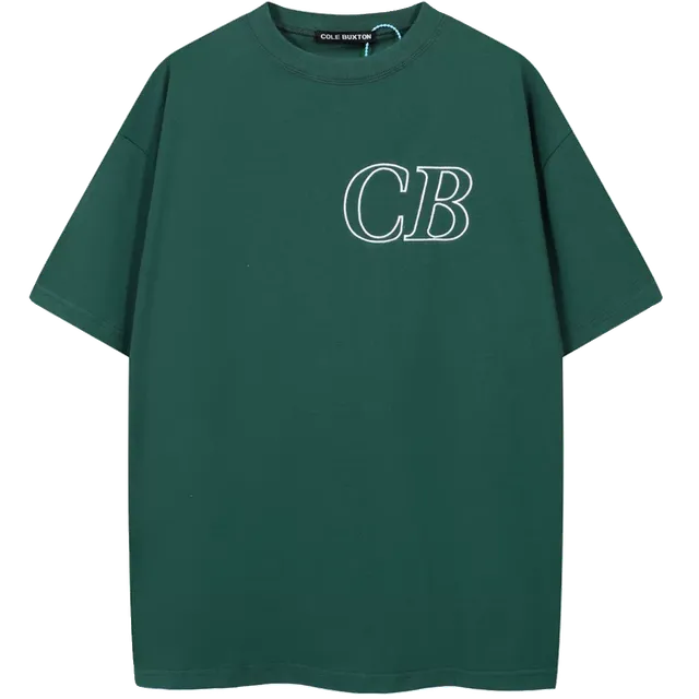 Cole Buxton CB Logo Tee Embroidered Outline