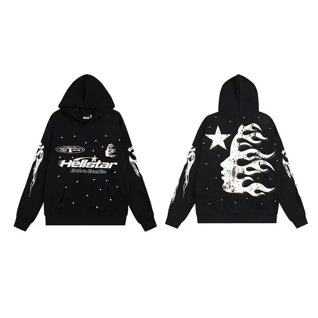 Hellstar Hoodie Star Flame Print