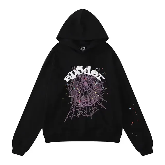 Sp5der Hoodie Spider Web Graphic
