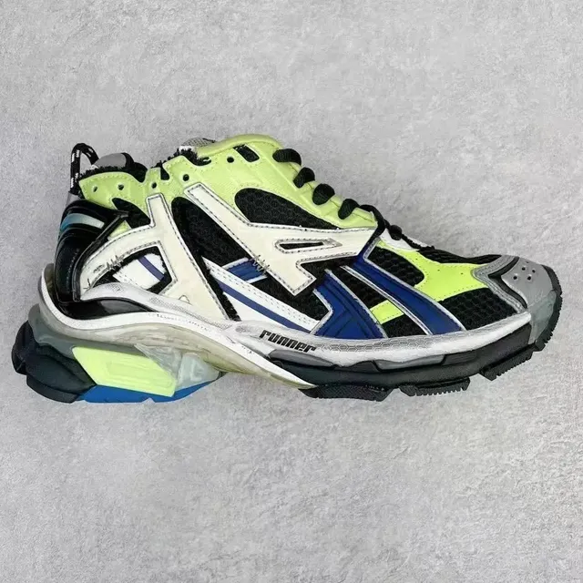 Asics Gel-1130 Neon Green Blue Black