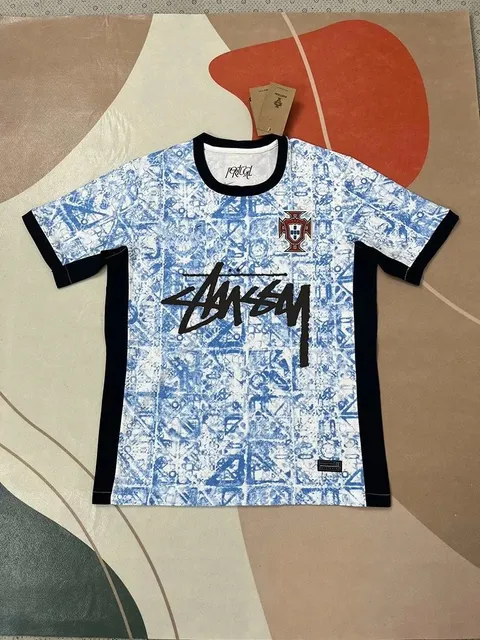 Stüssy Portugal National Team Jersey Stussy x Portugal Print
