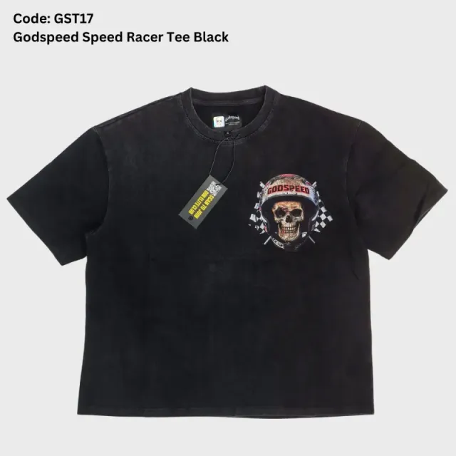 Gst17 Godspeed Speed Racer Tee Black