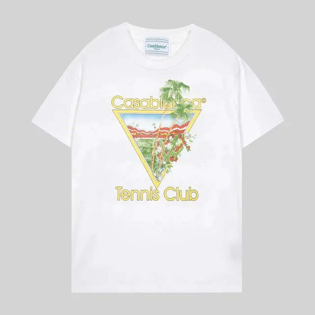 Casablanca Tennis Club Tee Palm Tree Graphic