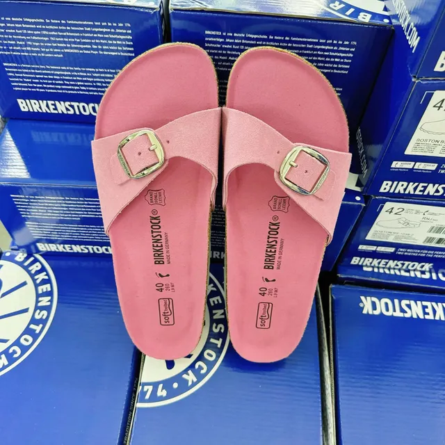 小单扣粉绒贴皮