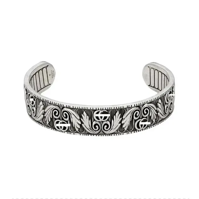 Gucci Cuff Bracelet Ornate GG Motif
