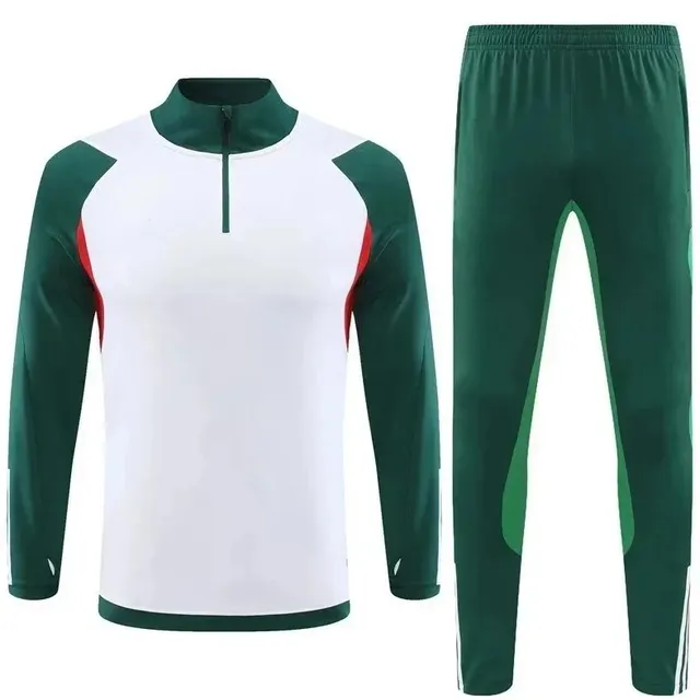 Adidas Track Suit Green White Red