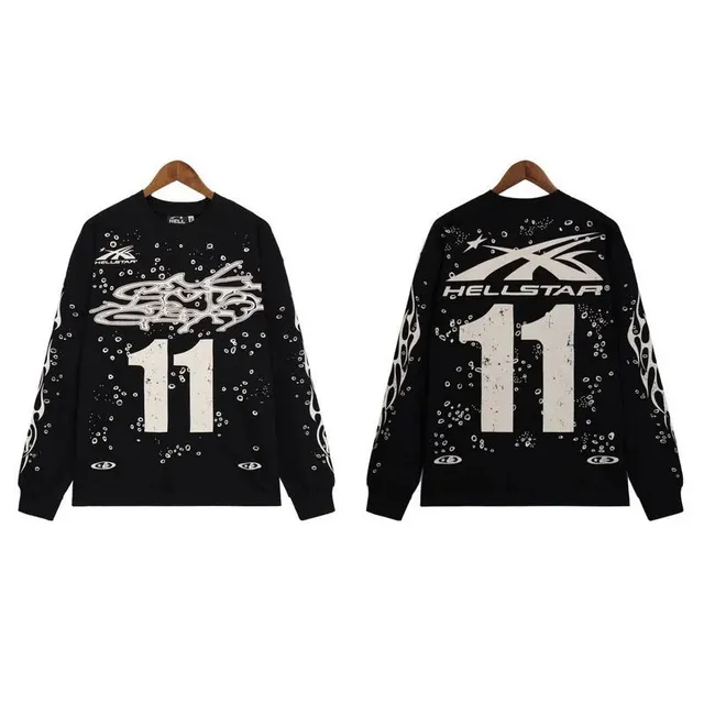 Hellstar Long Sleeve Tee Number 11 Graphic