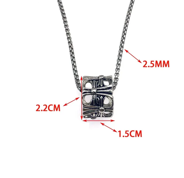 Chrome Hearts Cross Pendant Sterling Silver