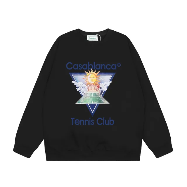 Casablanca Tennis Club Sweatshirt Sun Graphic