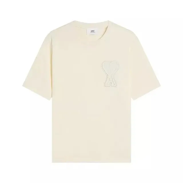 AMI Paris Logo T-Shirt Heart Logo