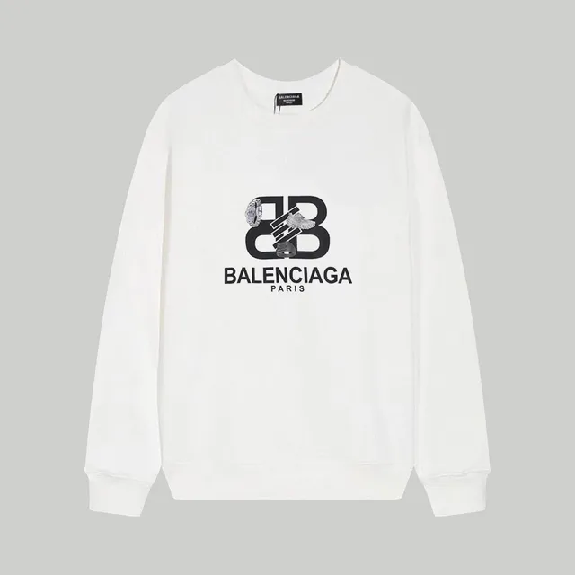Balenciaga Crewneck Sweatshirt BB Logo Print