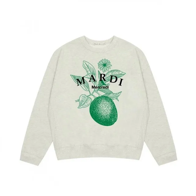 Crewneck Sweatshirt Avocado Print