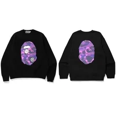 BAPE Shark Hoodie Purple Camo Ape Head