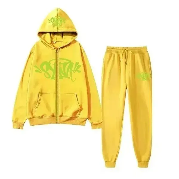 Syna World Hoodie and Joggers Set Graffiti Logo