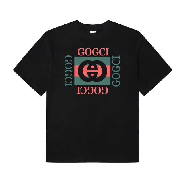 Gucci Graphic T-Shirt GG Logo Print