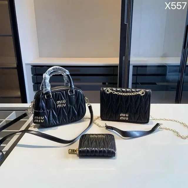 Miu Miu Cassette Bag Quilted Black