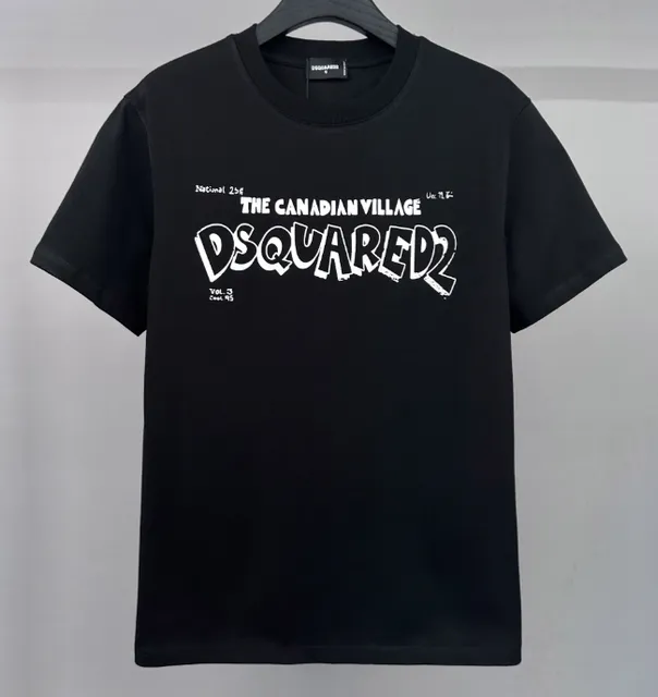 Dsquared2 Graphic T-Shirt The Canadian Village Print