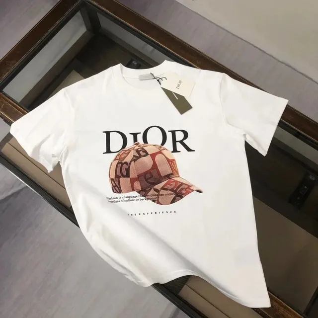 Dior Graphic T-Shirt Cap Print