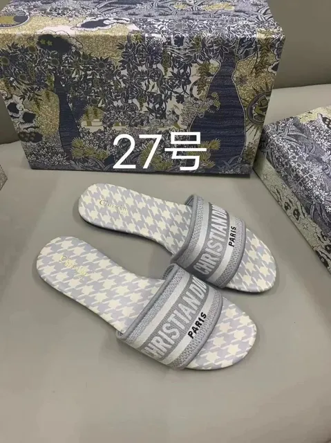 Dior B22 Slide Houndstooth