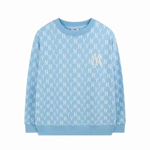 MLB Crewneck Sweatshirt NY Yankees All-Over Logo