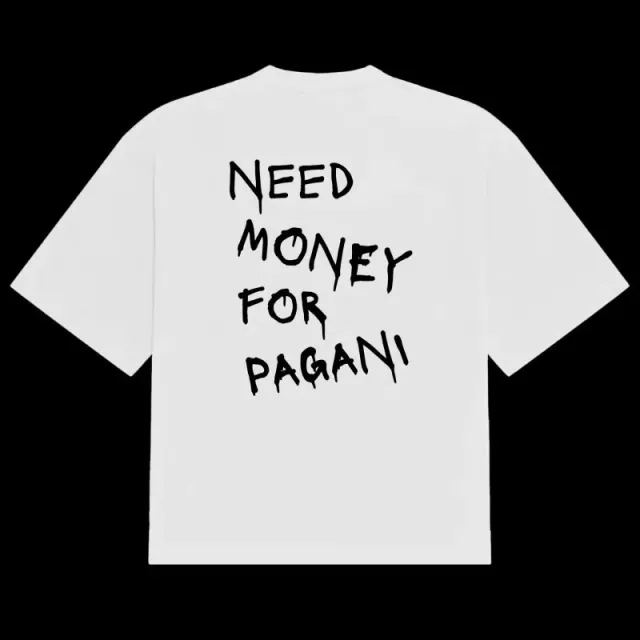 Travis Scott Graphic Tee Need Money For Pagani