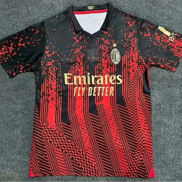 Adidas AC Milan Home Jersey Pixelated Red/Black