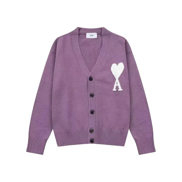 AMI Paris Cardigan Heart A Logo