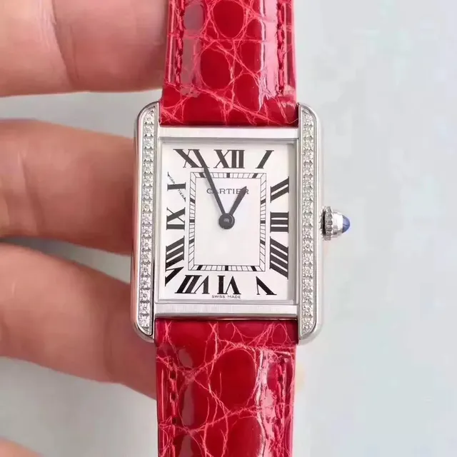 Cartier Tank Must Diamond Bezel