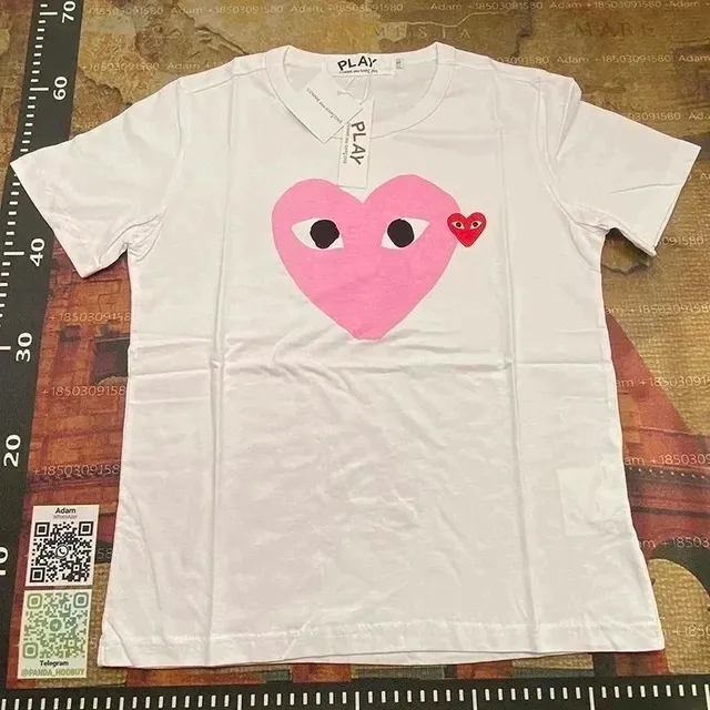Comme des Garçons Heart Tee Pink Heart