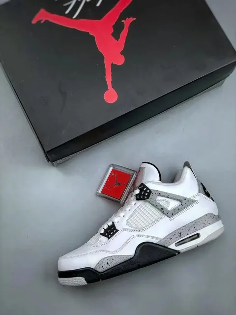 Air Jordan 4 White Cement