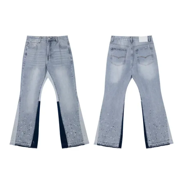 Levi's Flared Jeans Splatter Paint