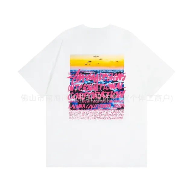 Stüssy × Off-White Graphic Tee Laguna California 2020