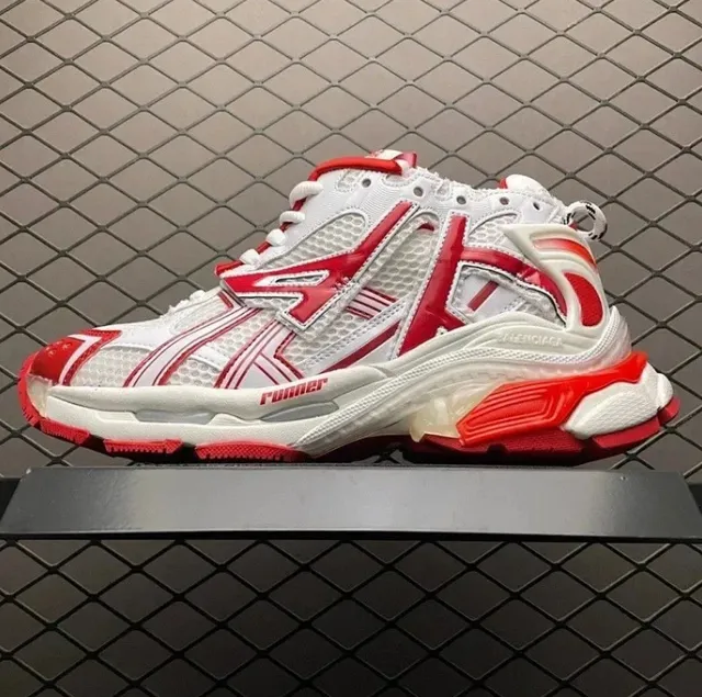Balenciaga Triple S White Red