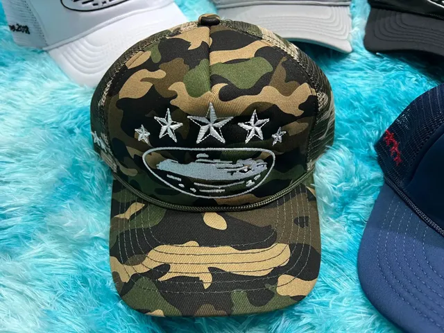 Corteiz Trucker Cap Camouflage with Embroidered Logo