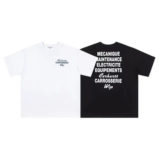 Carhartt WIP T-Shirt Mecanique Maintenance Print