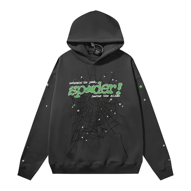 Sp5der Hoodie Spider Web Graphic