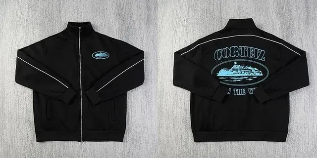 Corteiz Track Jacket Cruise Ship Print