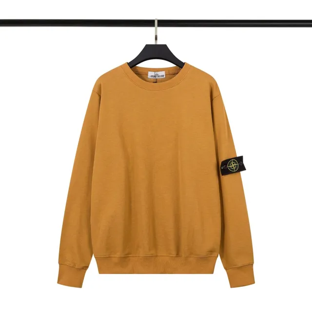 Stone Island Crewneck Sweatshirt Ochre