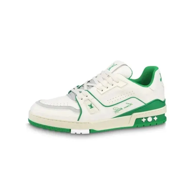 Louis Vuitton LV Trainer White and Green